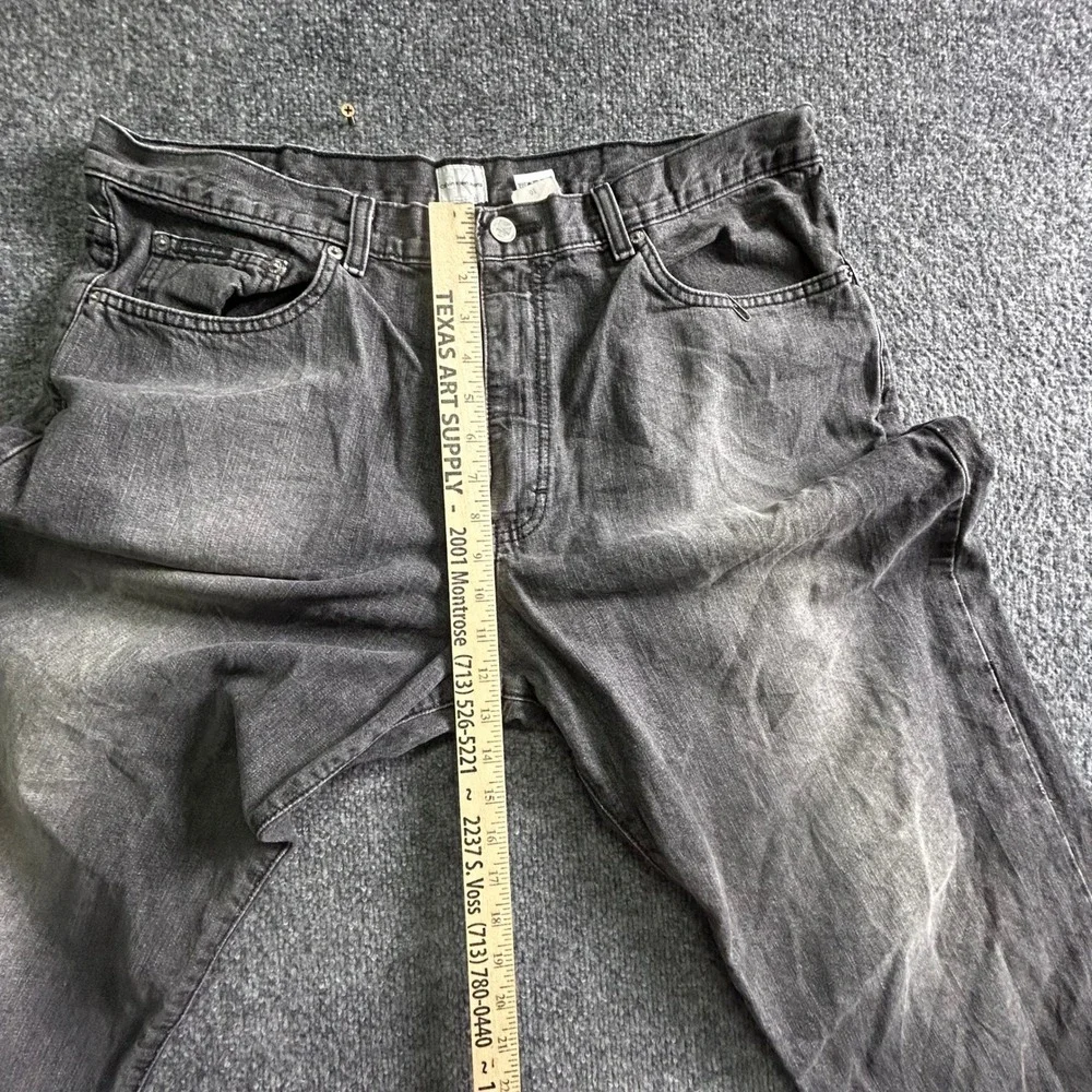Calvin Klein Jeans Mens Size 36x32 Gray Straight Leg Faded Denim Casual Classic